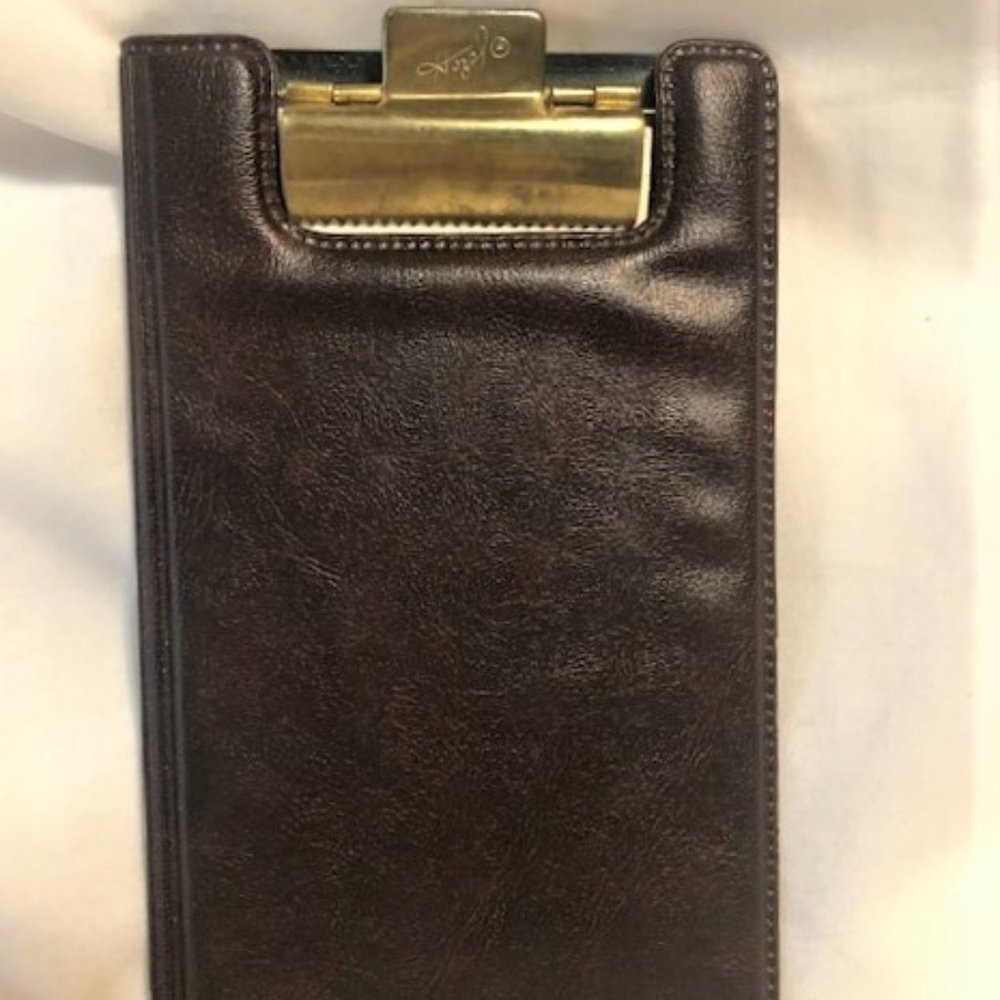 Vintage Hazel Leatherette Clipboard